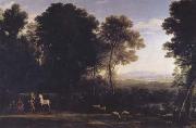 Claude Lorrain, Landscape with Erminia and the Shepherds (mk17)